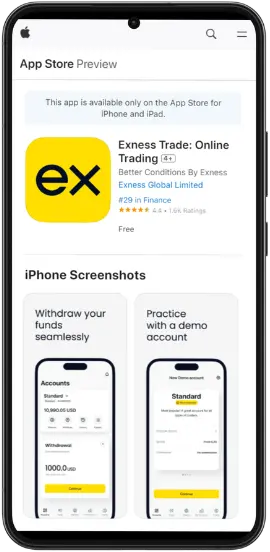 Exness MT5 iOS App