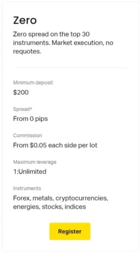 Zero Account